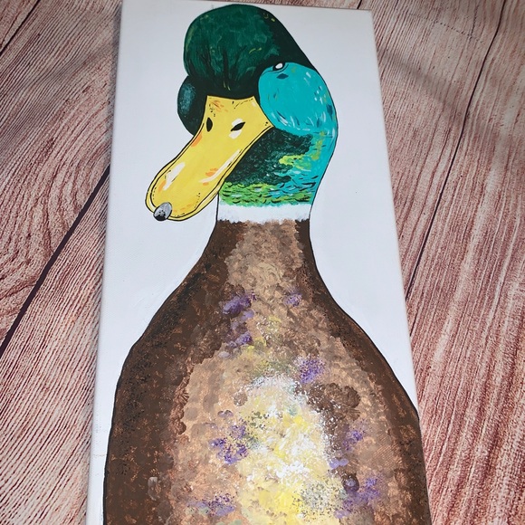 Duck Painting By ME! Acrylic on Canvas - Picture 3 of 5